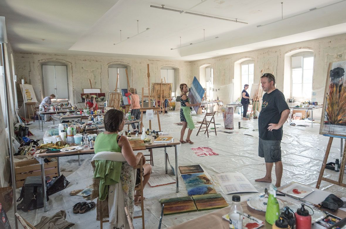 Stiftung Fintan - Sommerakademie Rheinau -  Malereistudio